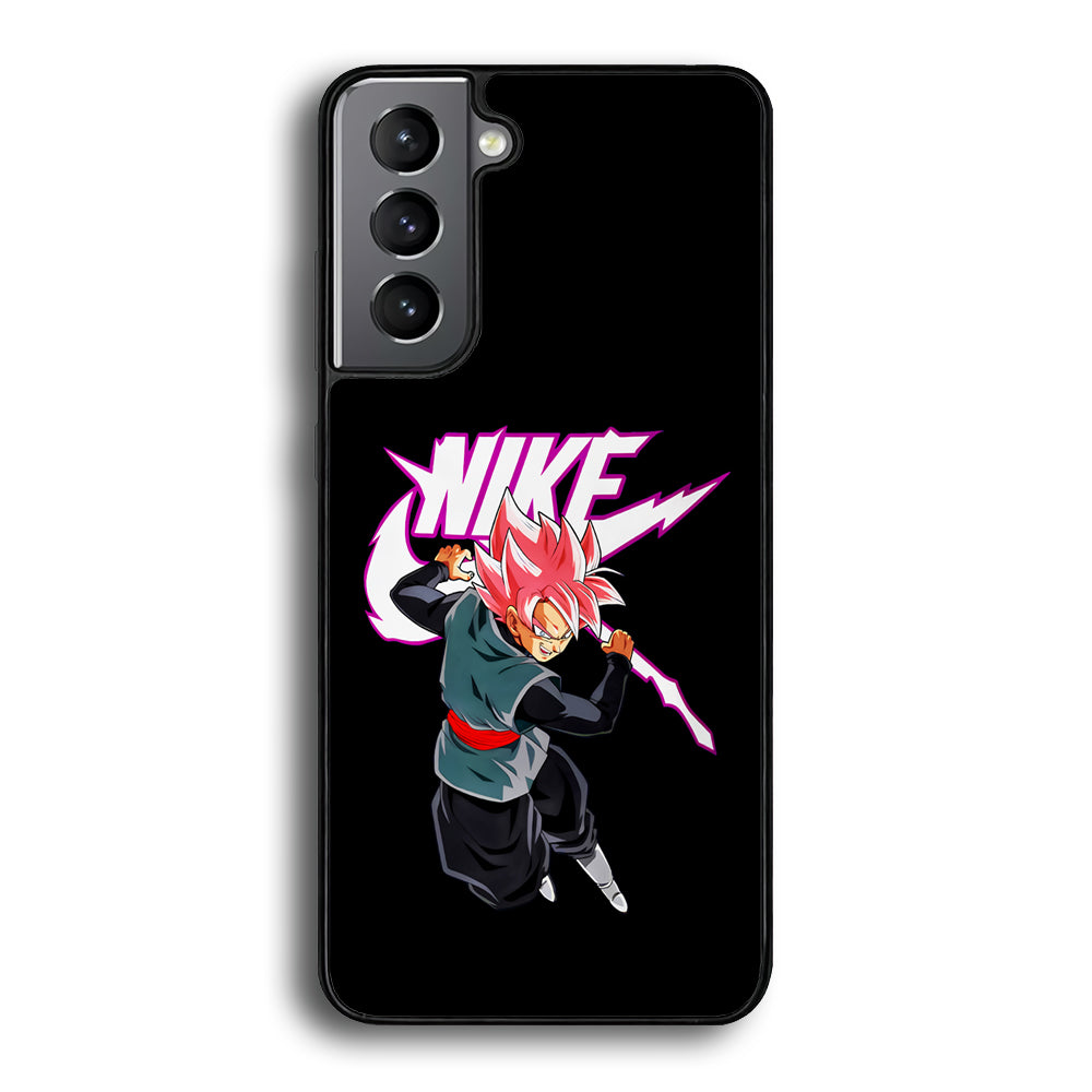Nike Goku Black Rose Samsung Galaxy S23 Case-Mobile Phone Case-Rubber Black (2D Case)-Altracase