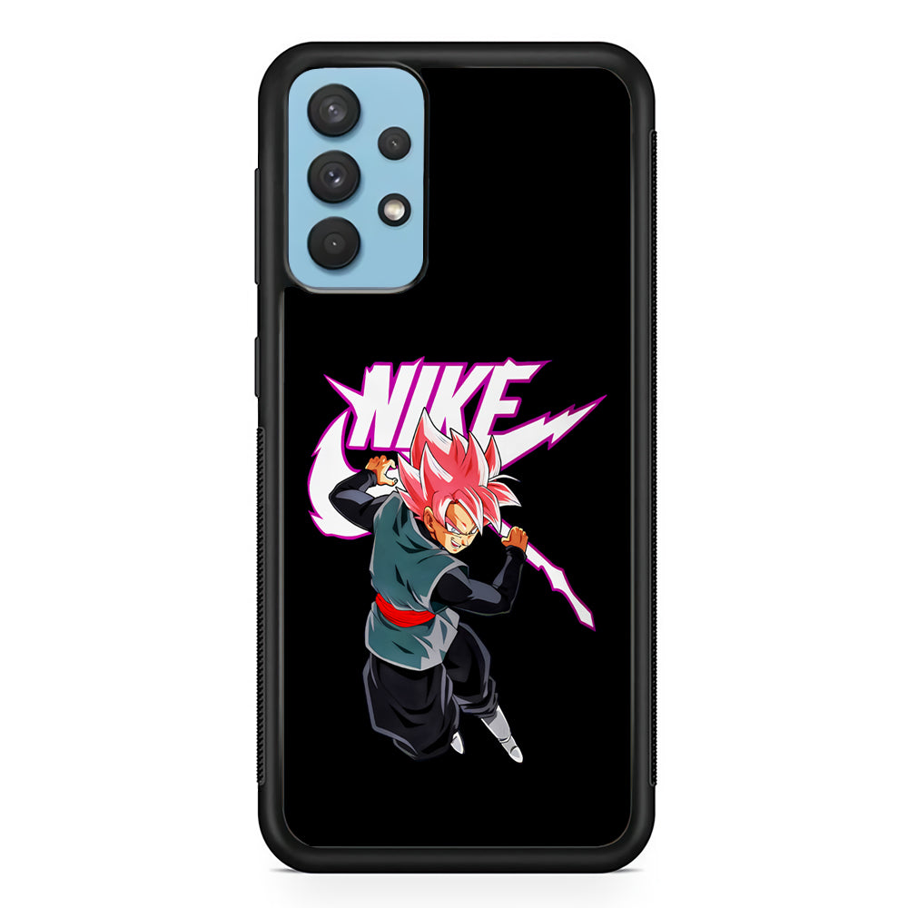 Nike Goku Black Rose Samsung Galaxy A32 Case-Mobile Phone Case-Rubber Black (2D Case)-Altracase