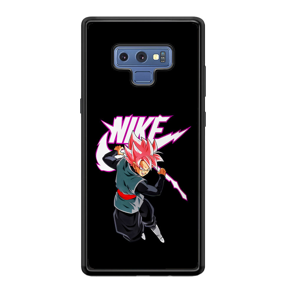 Nike Goku Black Rose Samsung Galaxy Note 9 Case-Mobile Phone Case-Rubber Black (2D Case)-Altracase