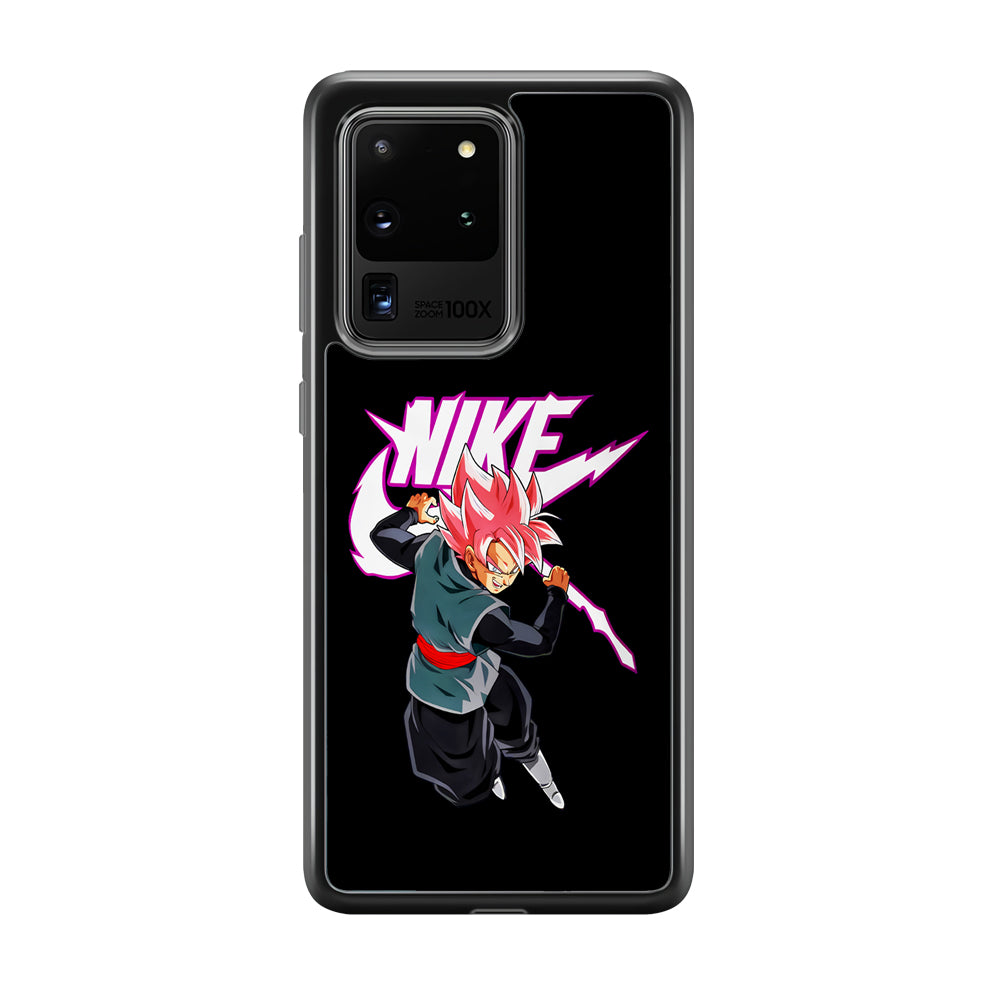 Nike Goku Black Rose Samsung Galaxy S20 Ultra Case-Mobile Phone Case-Rubber Black (2D Case)-Altracase