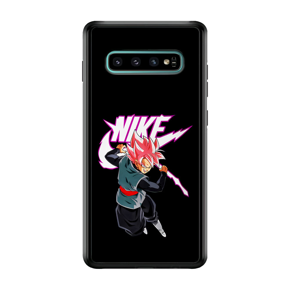 Nike Goku Black Rose Samsung Galaxy S10 Plus Case-Mobile Phone Case-Rubber Black (2D Case)-Altracase