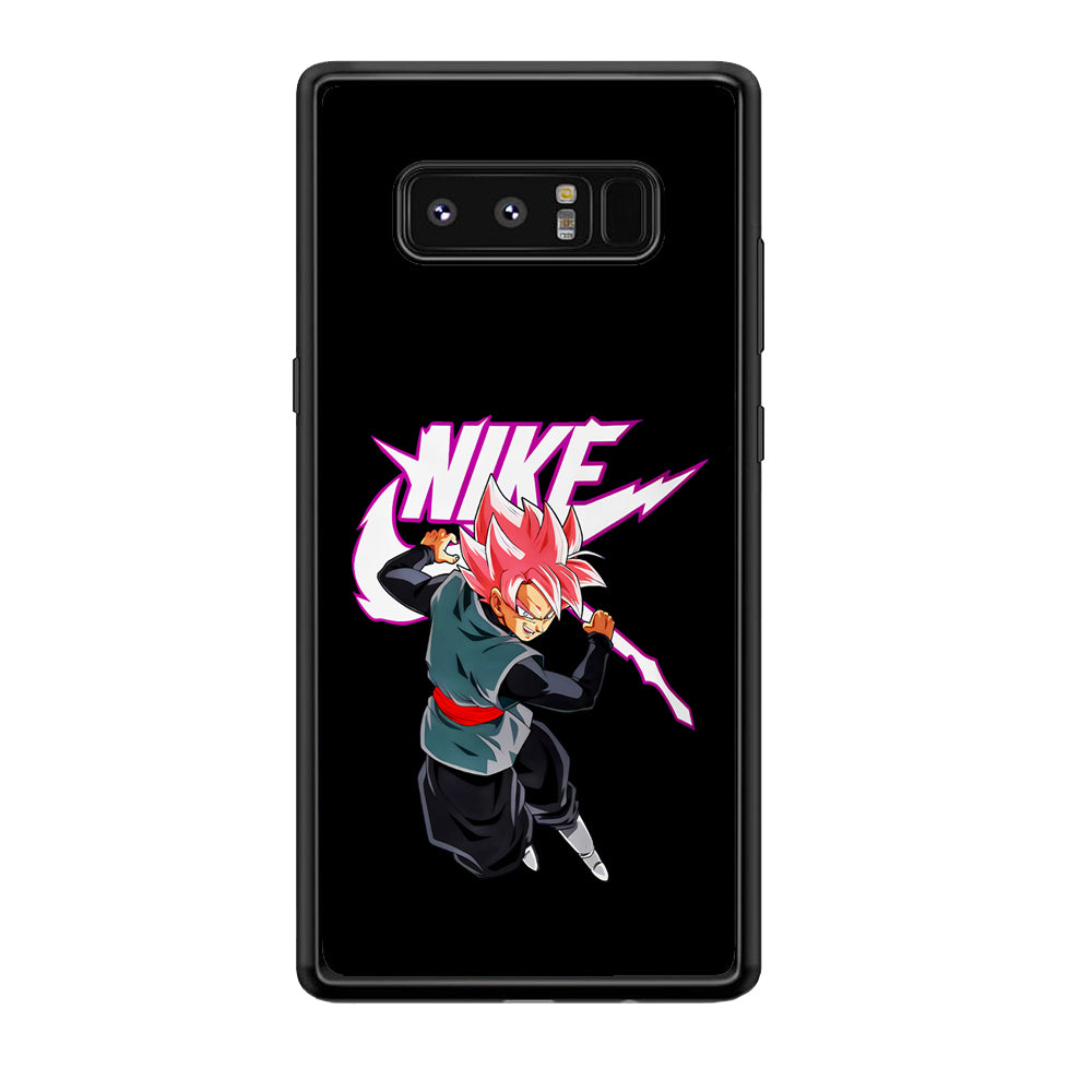 Nike Goku Black Rose Samsung Galaxy Note 8 Case-Mobile Phone Case-Rubber Black (2D Case)-Altracase