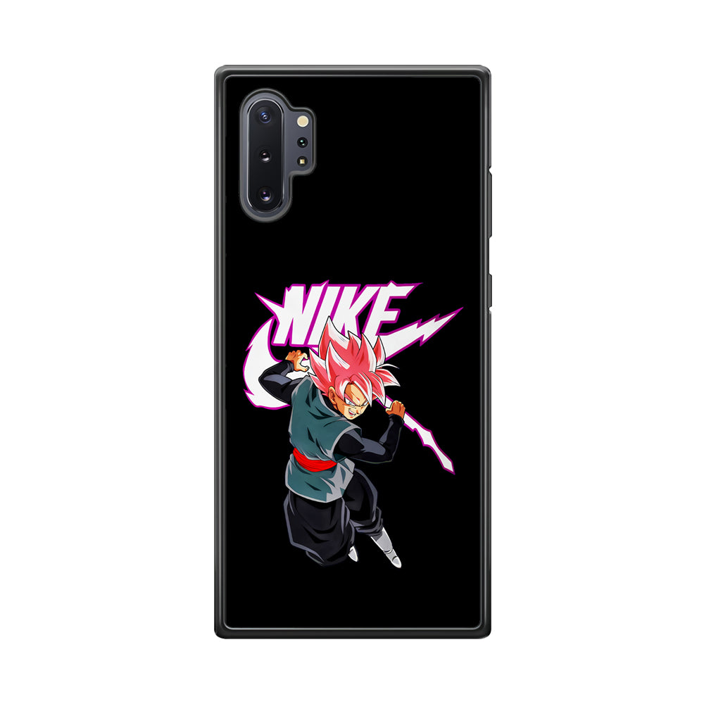 Nike Goku Black Rose Samsung Galaxy Note 10 Plus Case-Mobile Phone Case-Rubber Black (2D Case)-Altracase