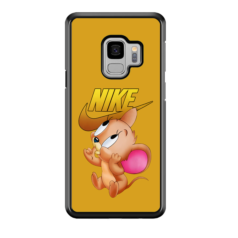 Nike Jerry Mouse Samsung Galaxy S9 Case-Mobile Phone Case-Rubber Black (2D Case)-Altracase