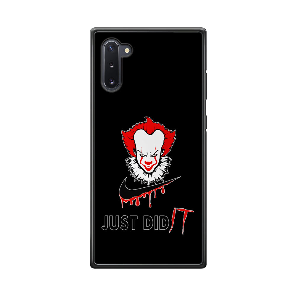 Nike Just Did IT Pennywise Samsung Galaxy Note 10 Case-Mobile Phone Case-Rubber Black (2D Case)-Altracase