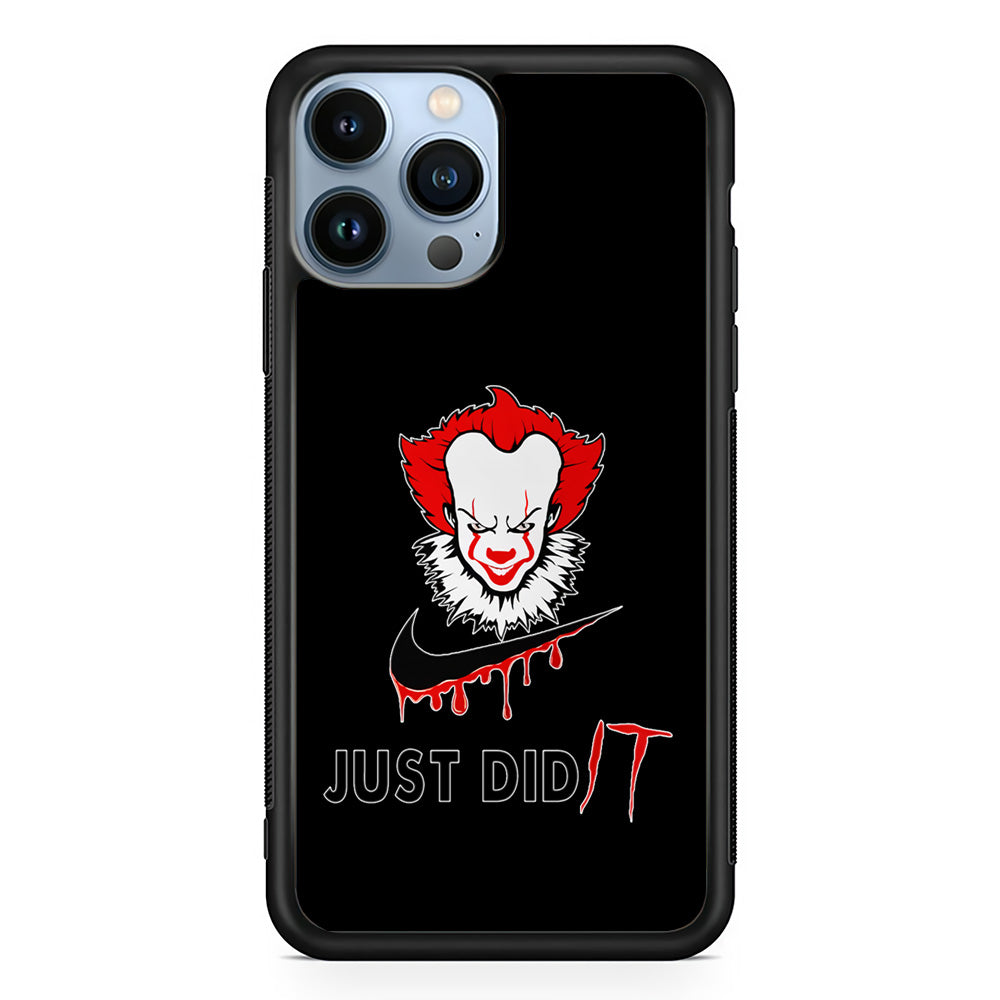 Nike Just Did IT Pennywise iPhone 14 Pro Case-Mobile Phone Case-Rubber Black (2D Case)-Altracase