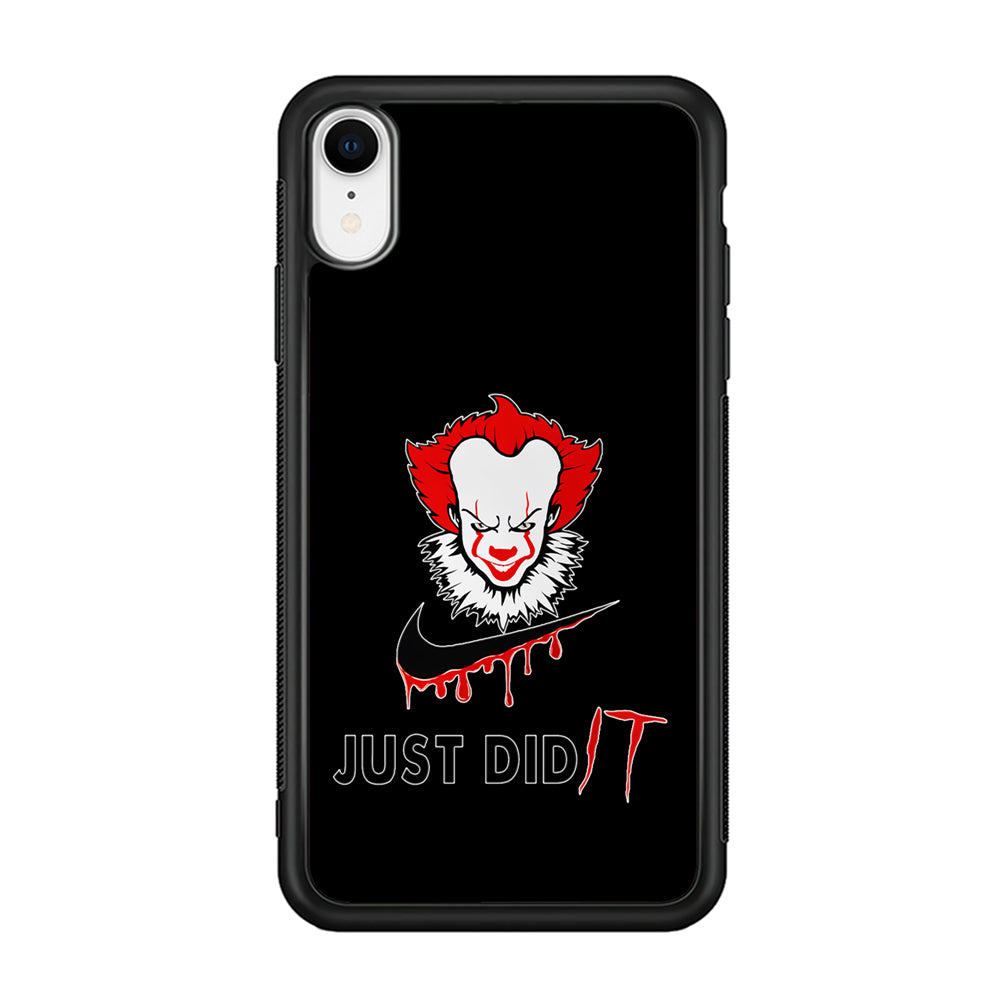 Nike Just Did IT Pennywise iPhone XR Case-Mobile Phone Case-Rubber Black (2D Case)-Altracase