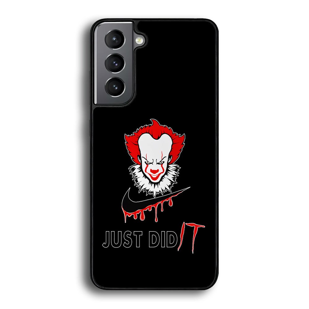 Nike Just Did IT Pennywise Samsung Galaxy S22 Plus Case-Mobile Phone Case-Rubber Black (2D Case)-Altracase
