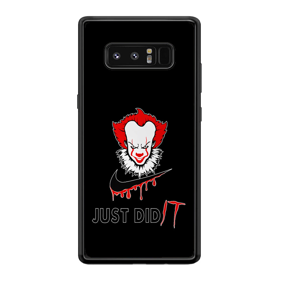 Nike Just Did IT Pennywise Samsung Galaxy Note 8 Case-Mobile Phone Case-Rubber Black (2D Case)-Altracase