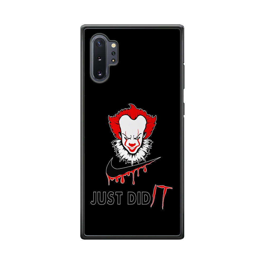 Nike Just Did IT Pennywise Samsung Galaxy Note 10 Plus Case-Mobile Phone Case-Rubber Black (2D Case)-Altracase
