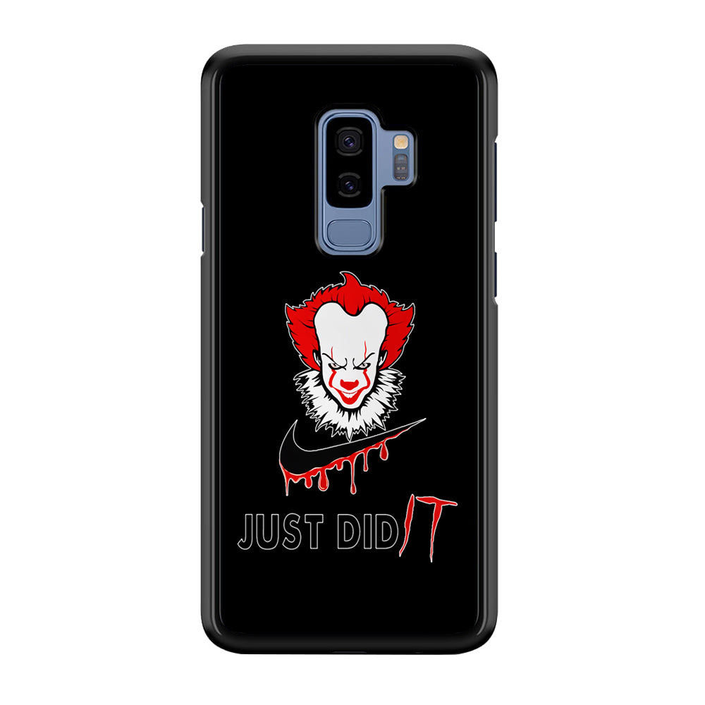 Nike Just Did IT Pennywise Samsung Galaxy S9 Plus Case-Mobile Phone Case-Rubber Black (2D Case)-Altracase