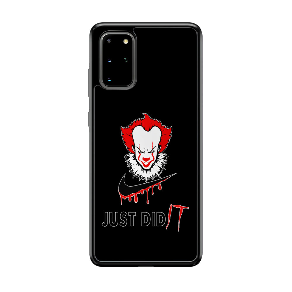 Nike Just Did IT Pennywise Samsung Galaxy S20 Plus Case-Mobile Phone Case-Rubber Black (2D Case)-Altracase