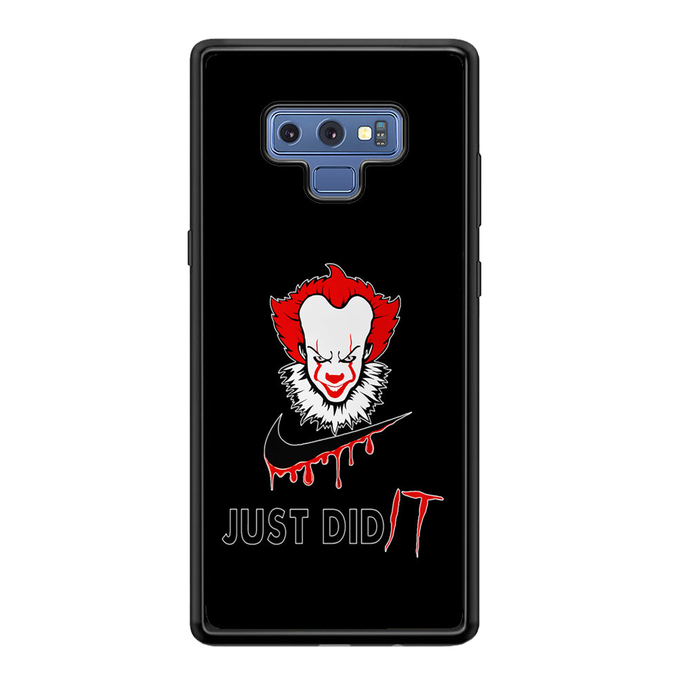Nike Just Did IT Pennywise Samsung Galaxy Note 9 Case-Mobile Phone Case-Rubber Black (2D Case)-Altracase
