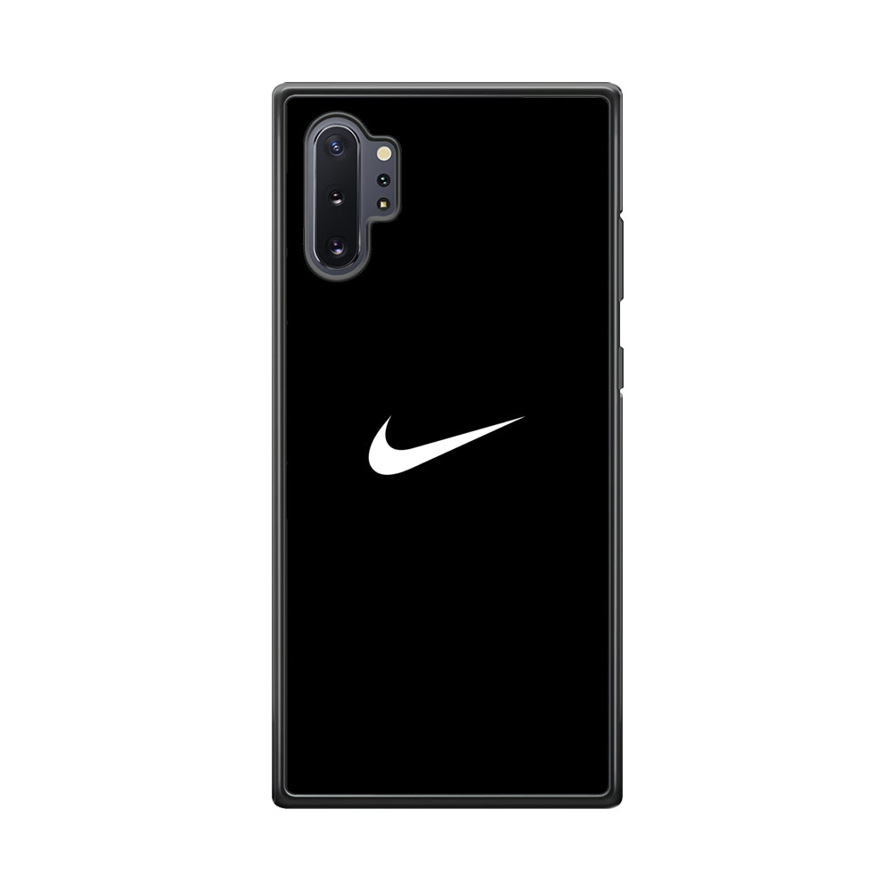 Nike Logo Black Simple Samsung Galaxy Note 10 Plus Case-Mobile Phone Case-Rubber Black (2D Case)-Altracase