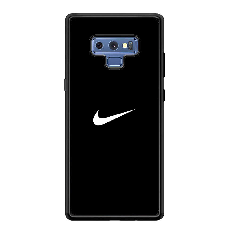 Nike Logo Black Simple Samsung Galaxy Note 9 Case-Mobile Phone Case-Rubber Black (2D Case)-Altracase