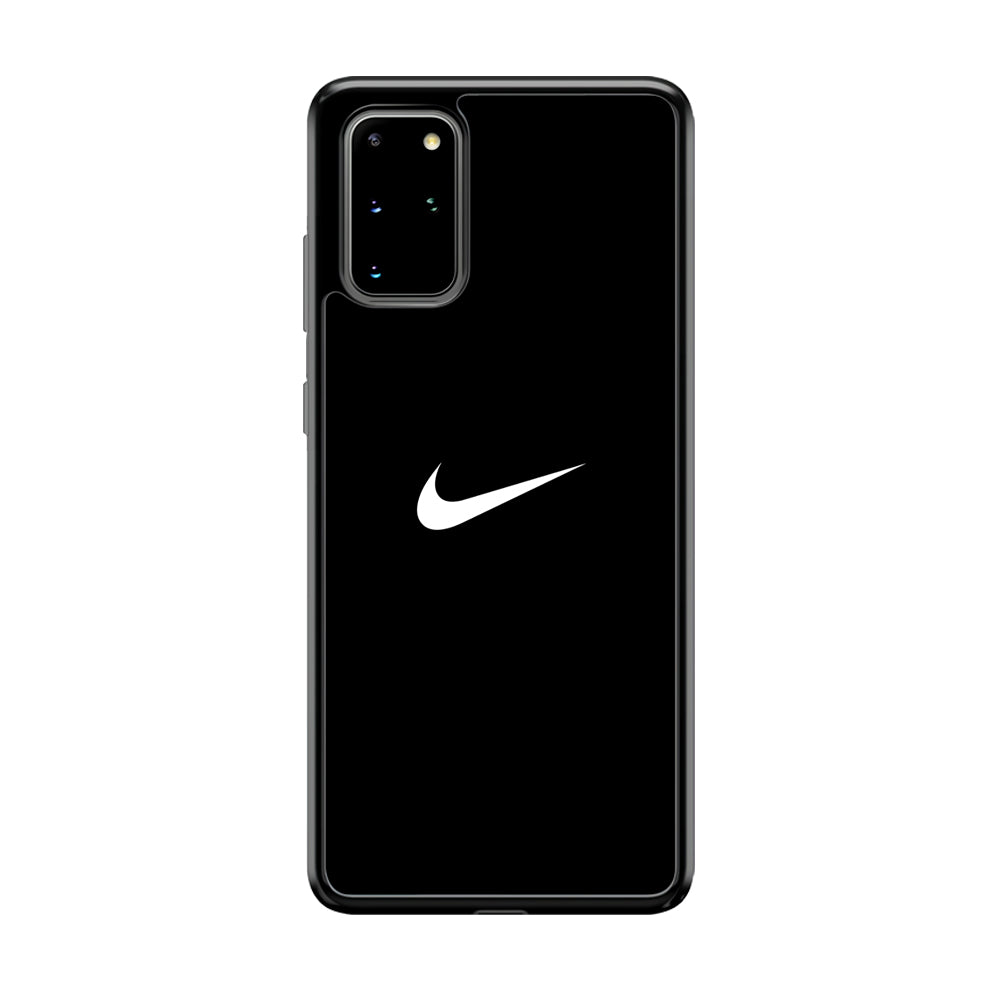 Nike Logo Black Simple Samsung Galaxy S20 Plus Case-Mobile Phone Case-Rubber Black (2D Case)-Altracase