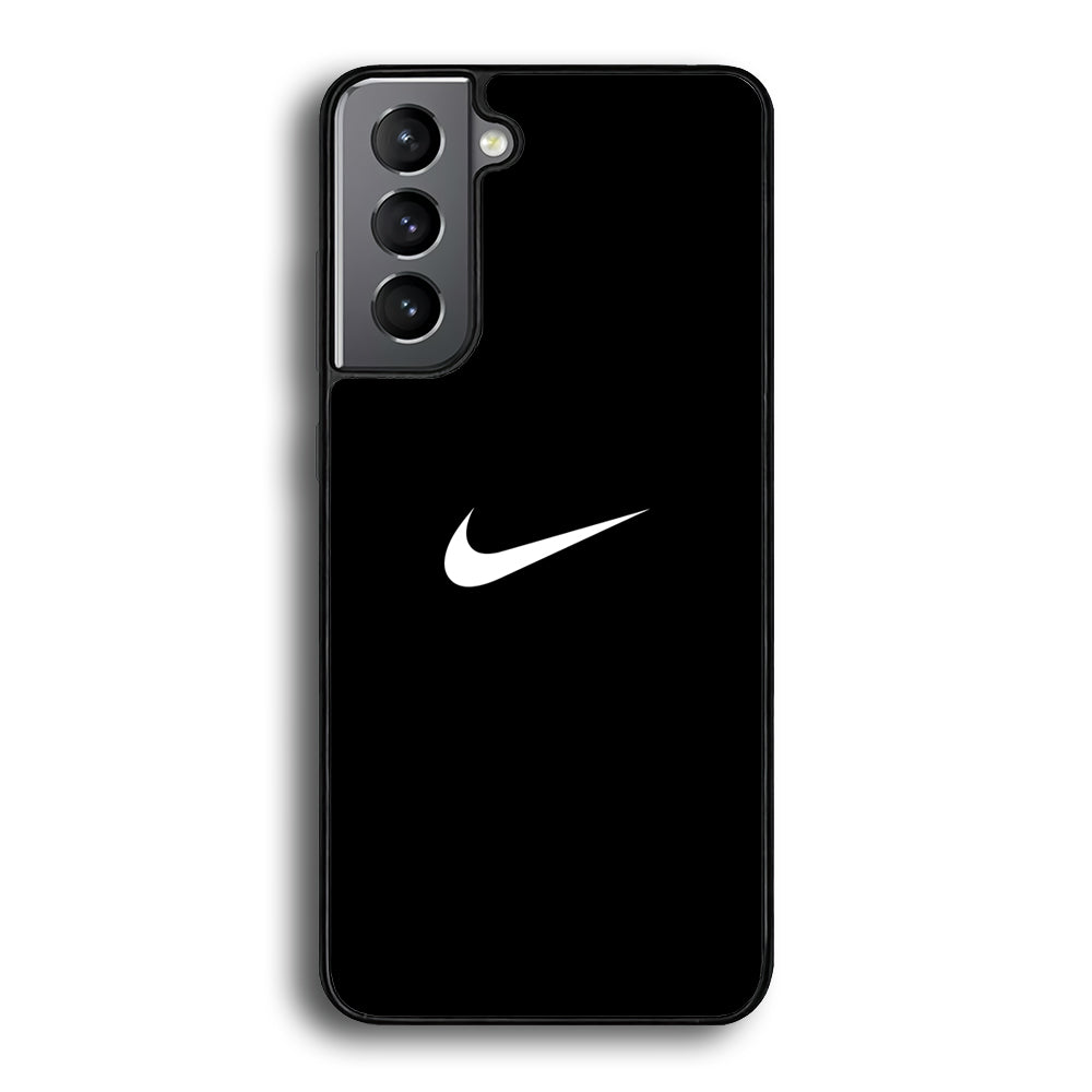 Nike Logo Black Simple Samsung Galaxy S21 Plus Case-Mobile Phone Case-Rubber Black (2D Case)-Altracase