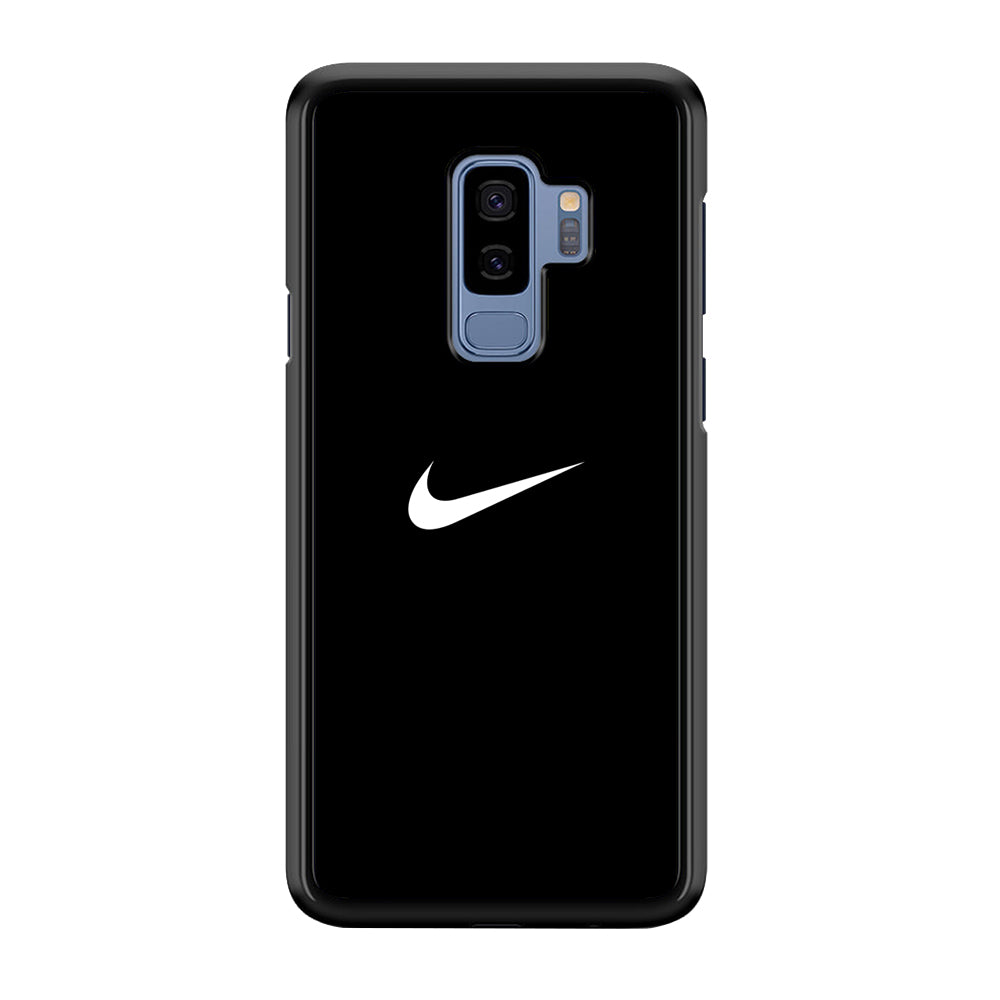 Nike Logo Black Simple Samsung Galaxy S9 Plus Case-Mobile Phone Case-Rubber Black (2D Case)-Altracase