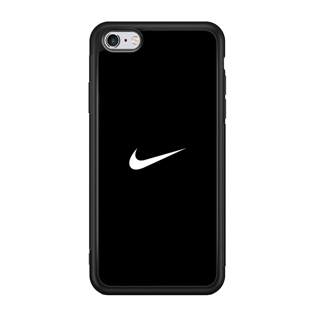 Nike Logo Black Simple iPhone 6 Plus | 6s Plus Case-Mobile Phone Case-Rubber Black (2D Case)-Altracase