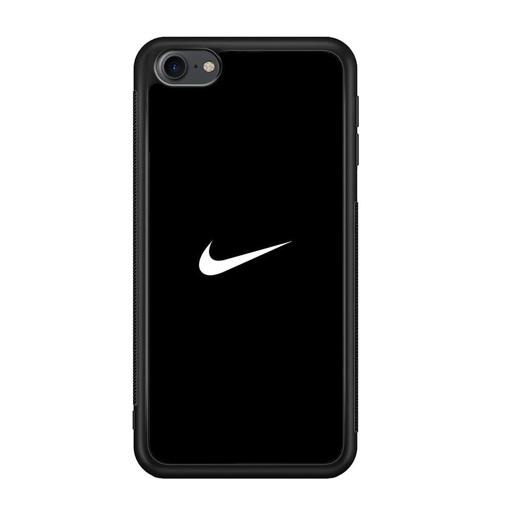 Nike Logo Black Simple iPod Touch 6 Case-Mobile Phone Case-Rubber Black (2D Case)-Altracase