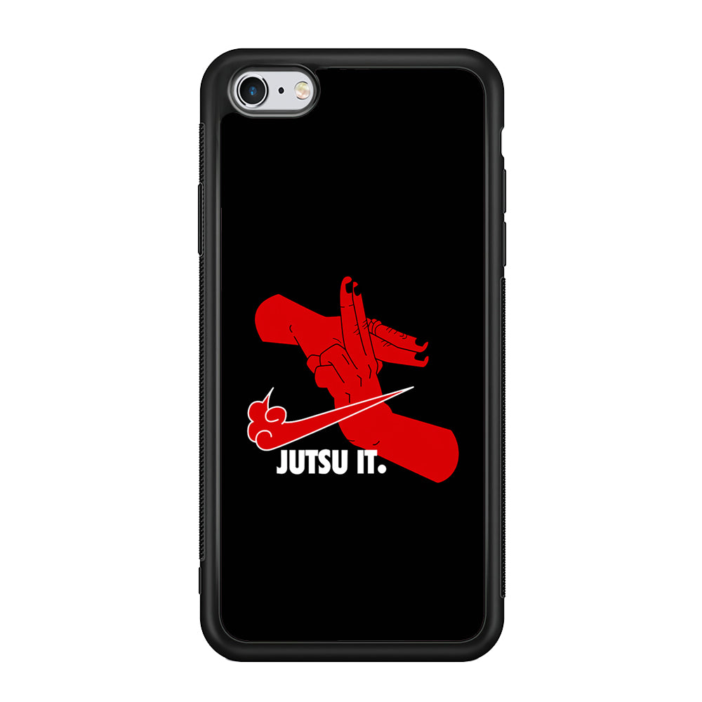 Nike Logo Jutsu It iPhone 6 | 6s Case-Mobile Phone Case-Rubber Black (2D Case)-Altracase