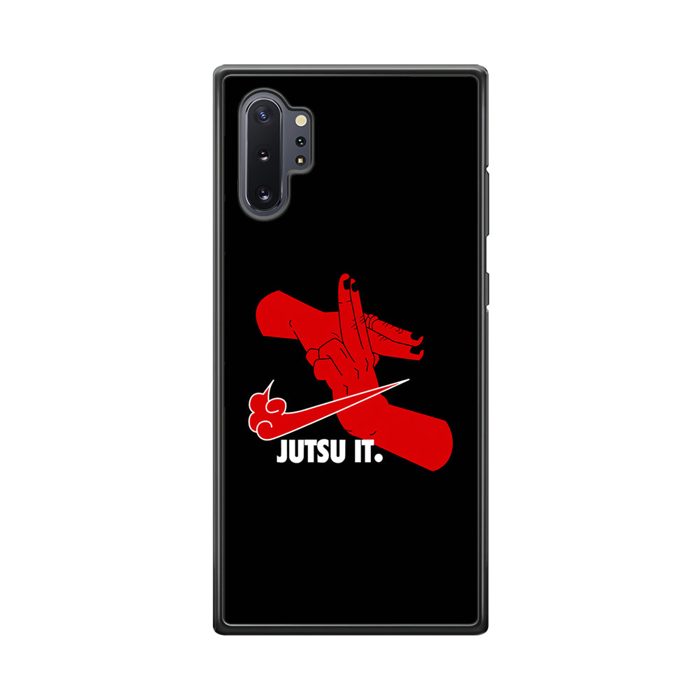 Nike Logo Jutsu It Samsung Galaxy Note 10 Plus Case-Mobile Phone Case-Rubber Black (2D Case)-Altracase