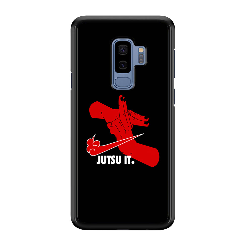 Nike Logo Jutsu It Samsung Galaxy S9 Plus Case-Mobile Phone Case-Rubber Black (2D Case)-Altracase
