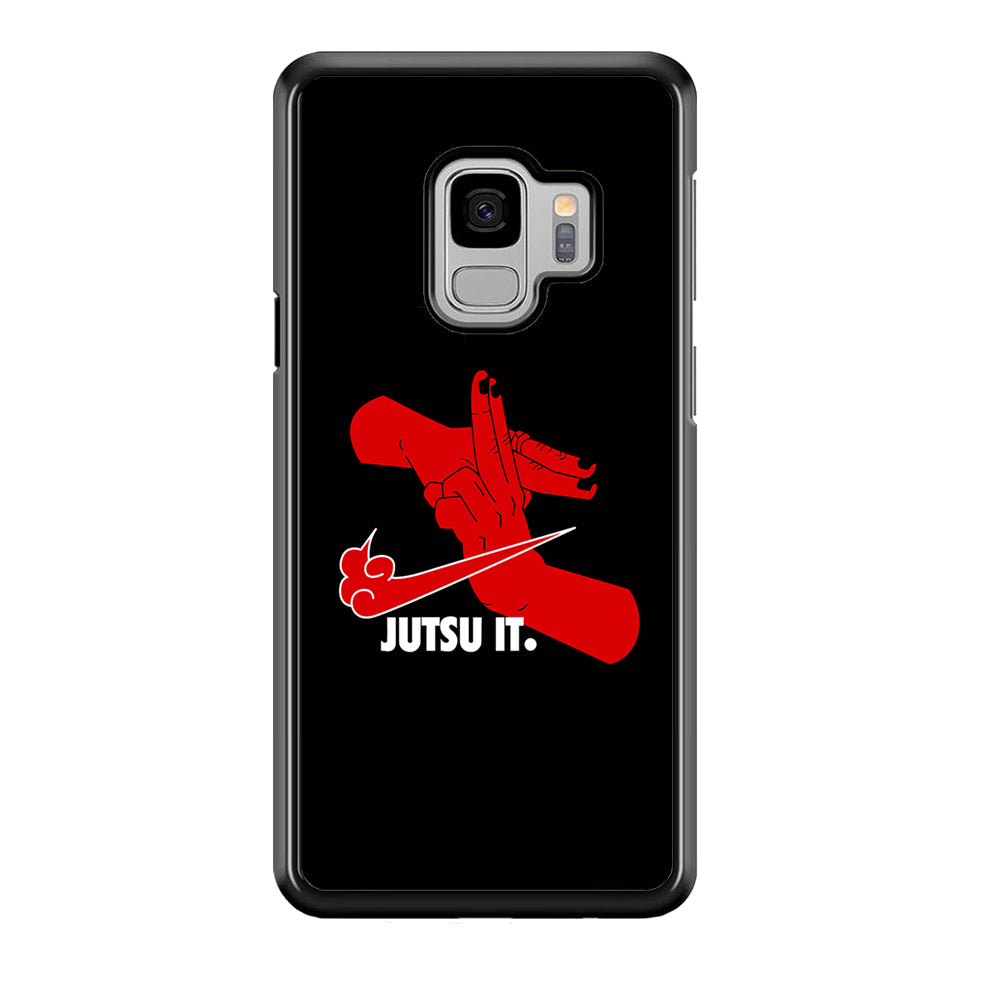 Nike Logo Jutsu It Samsung Galaxy S9 Case-Mobile Phone Case-Rubber Black (2D Case)-Altracase