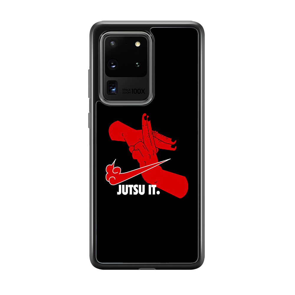 Nike Logo Jutsu It Samsung Galaxy S20 Ultra Case-Mobile Phone Case-Rubber Black (2D Case)-Altracase
