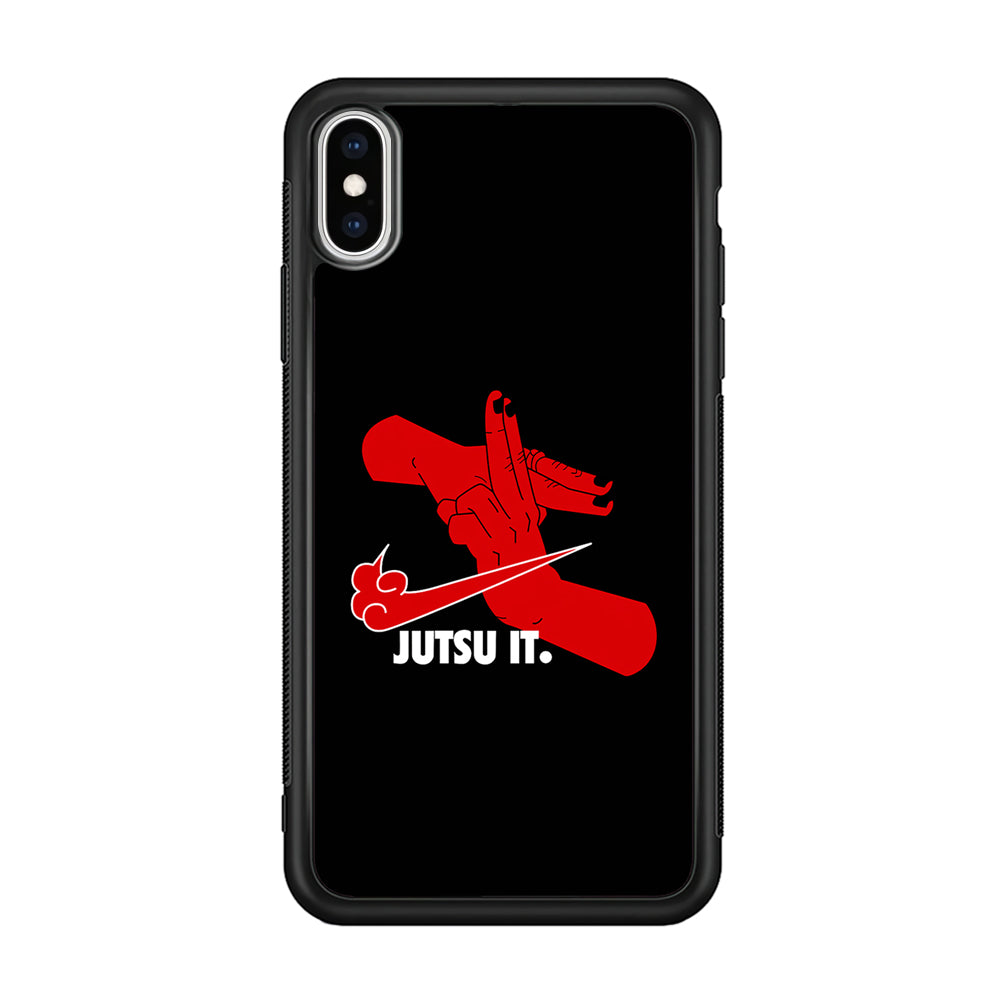 Nike Logo Jutsu It iPhone Xs Max Case-Mobile Phone Case-Altracase