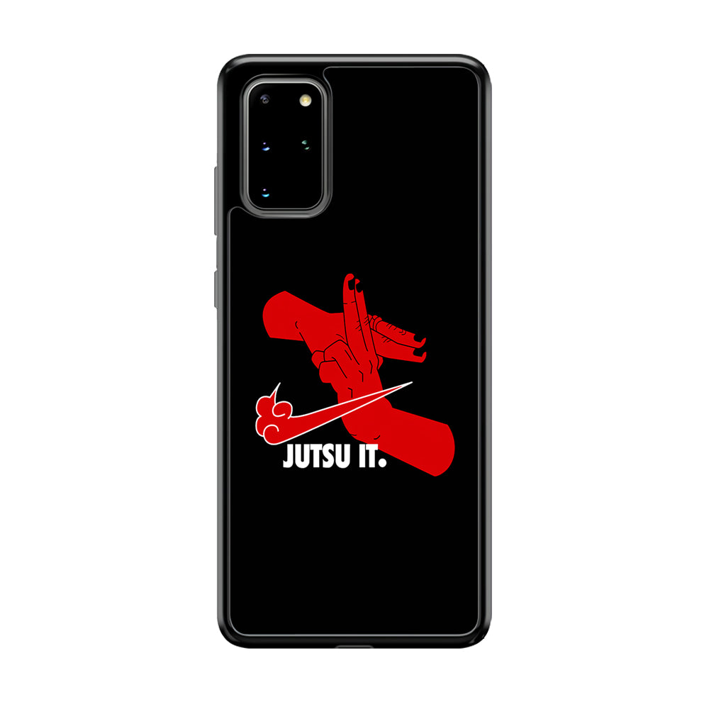 Nike Logo Jutsu It Samsung Galaxy S20 Plus Case-Mobile Phone Case-Rubber Black (2D Case)-Altracase