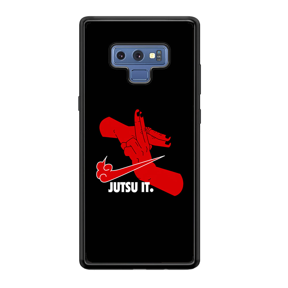 Nike Logo Jutsu It Samsung Galaxy Note 9 Case-Mobile Phone Case-Rubber Black (2D Case)-Altracase