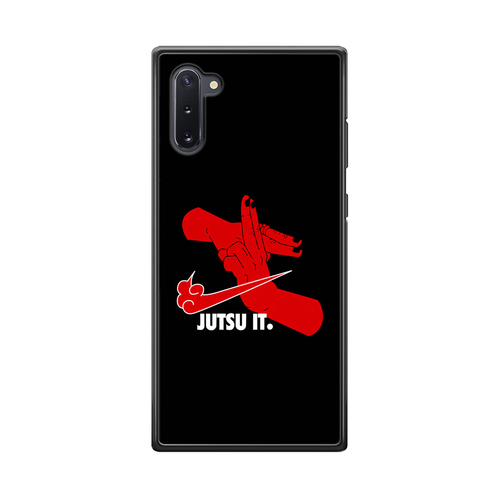 Nike Logo Jutsu It Samsung Galaxy Note 10 Case-Mobile Phone Case-Rubber Black (2D Case)-Altracase