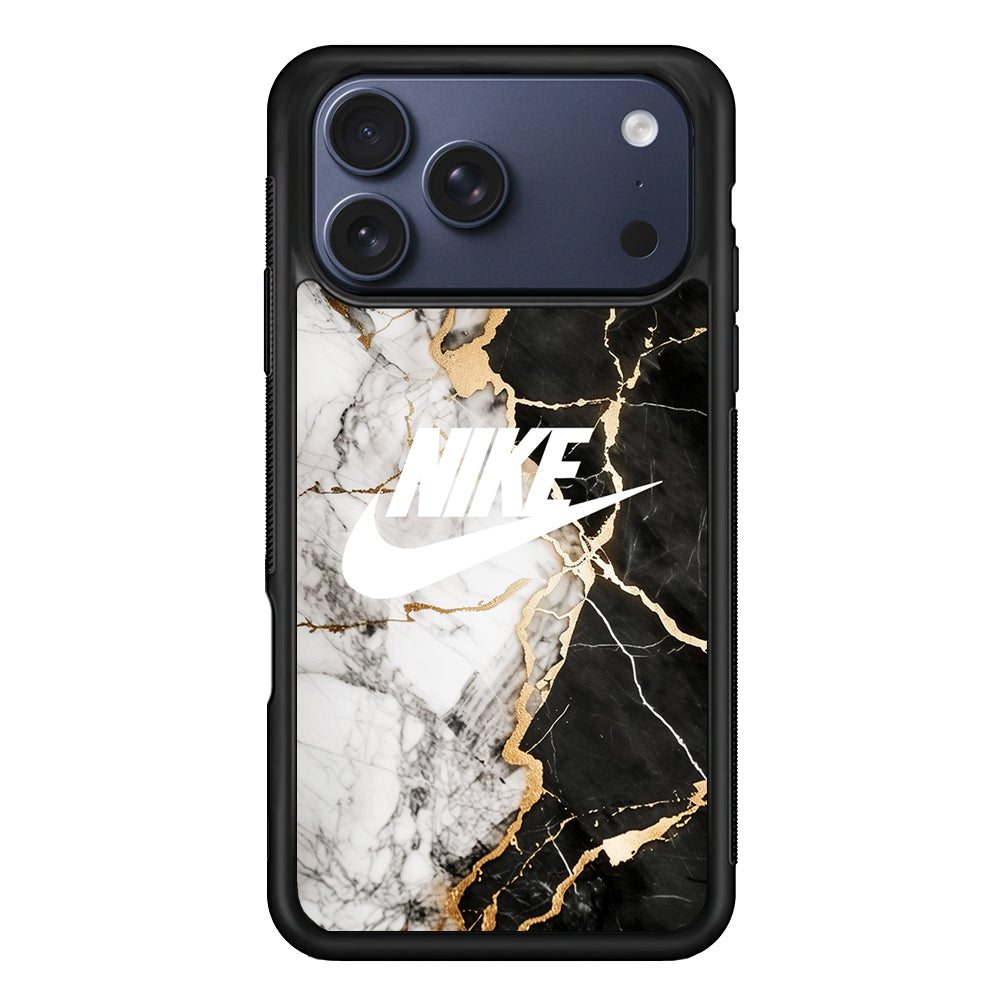 Nike Logo Mix Marble iPhone 17 Pro Case - Altracase
