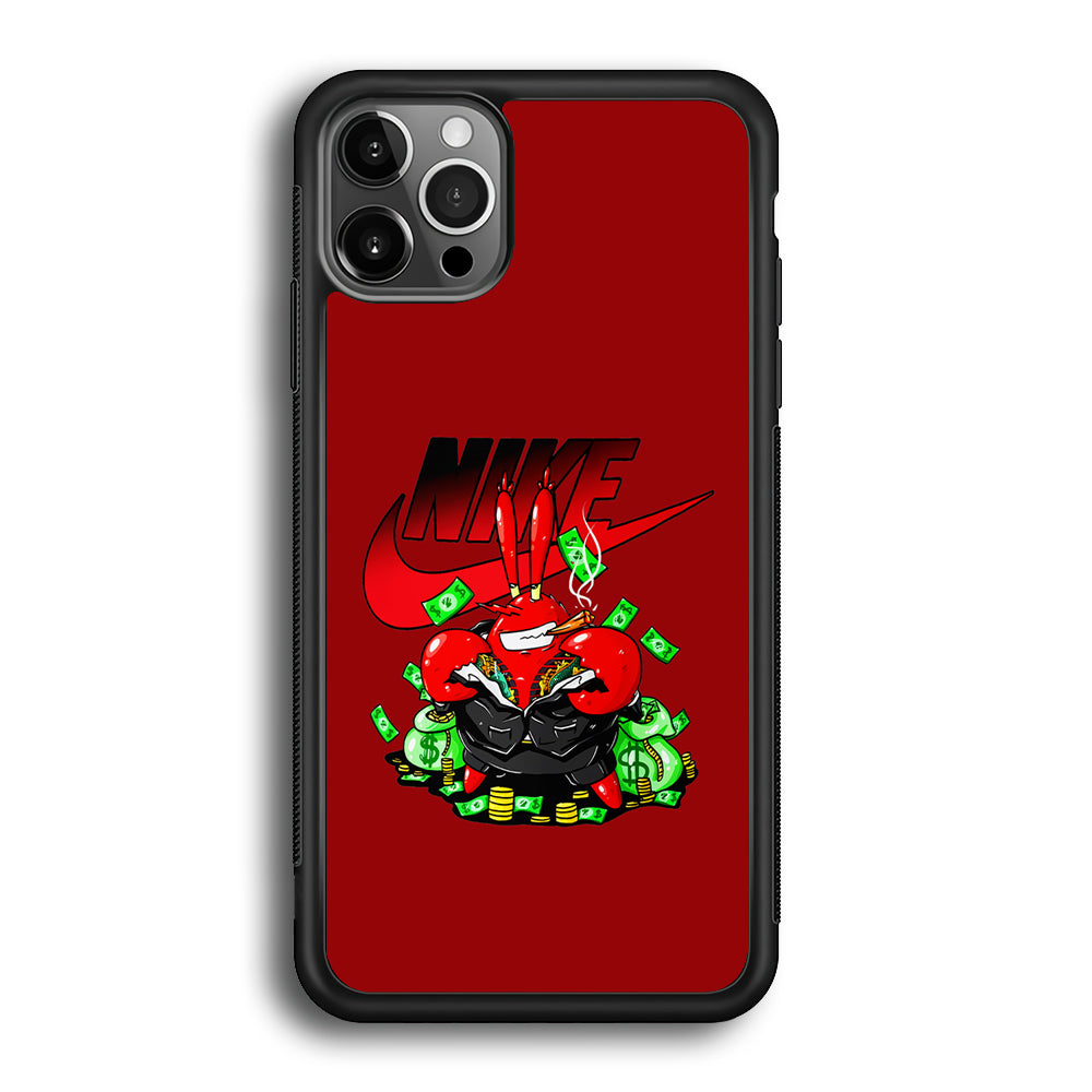 Nike Mr. Krabs Gangster iPhone 12 Pro Max Case-Mobile Phone Case-Altracase