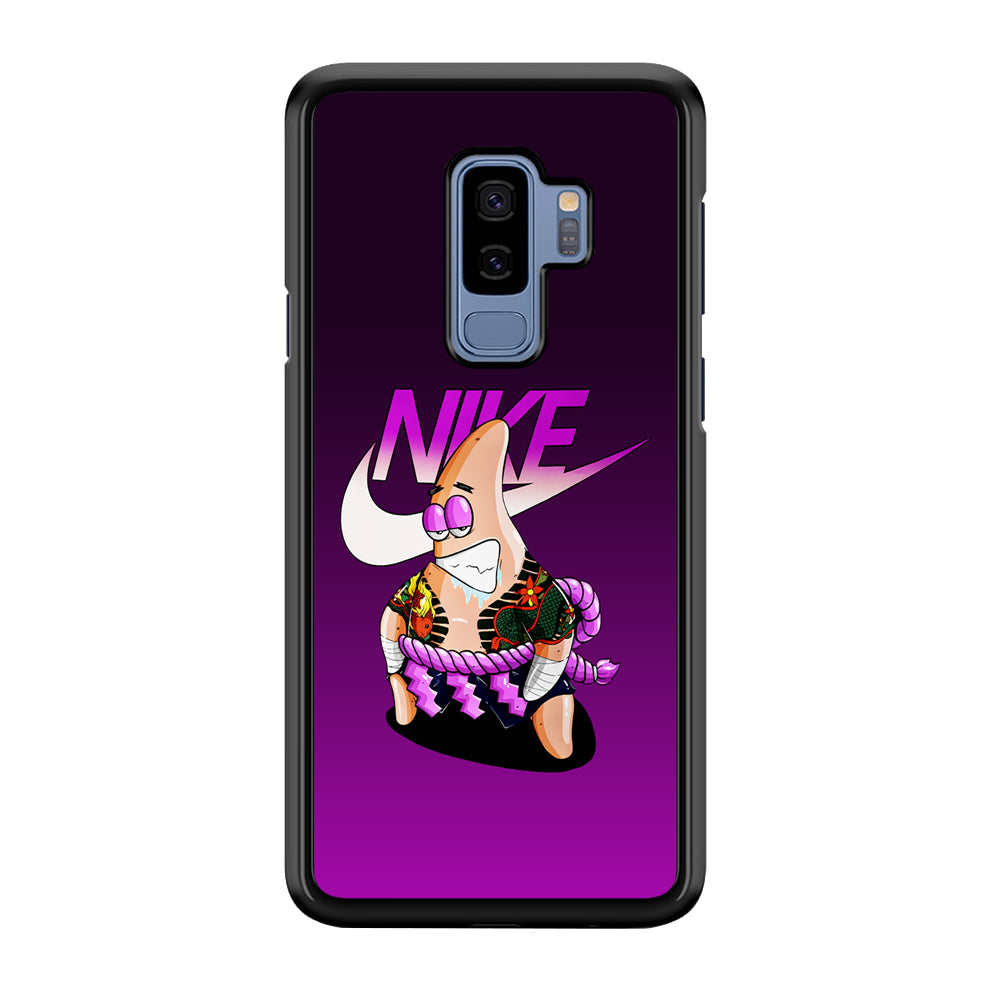 Nike Patrick Star Gangster Samsung Galaxy S9 Plus Case-Mobile Phone Case-Rubber Black (2D Case)-Altracase