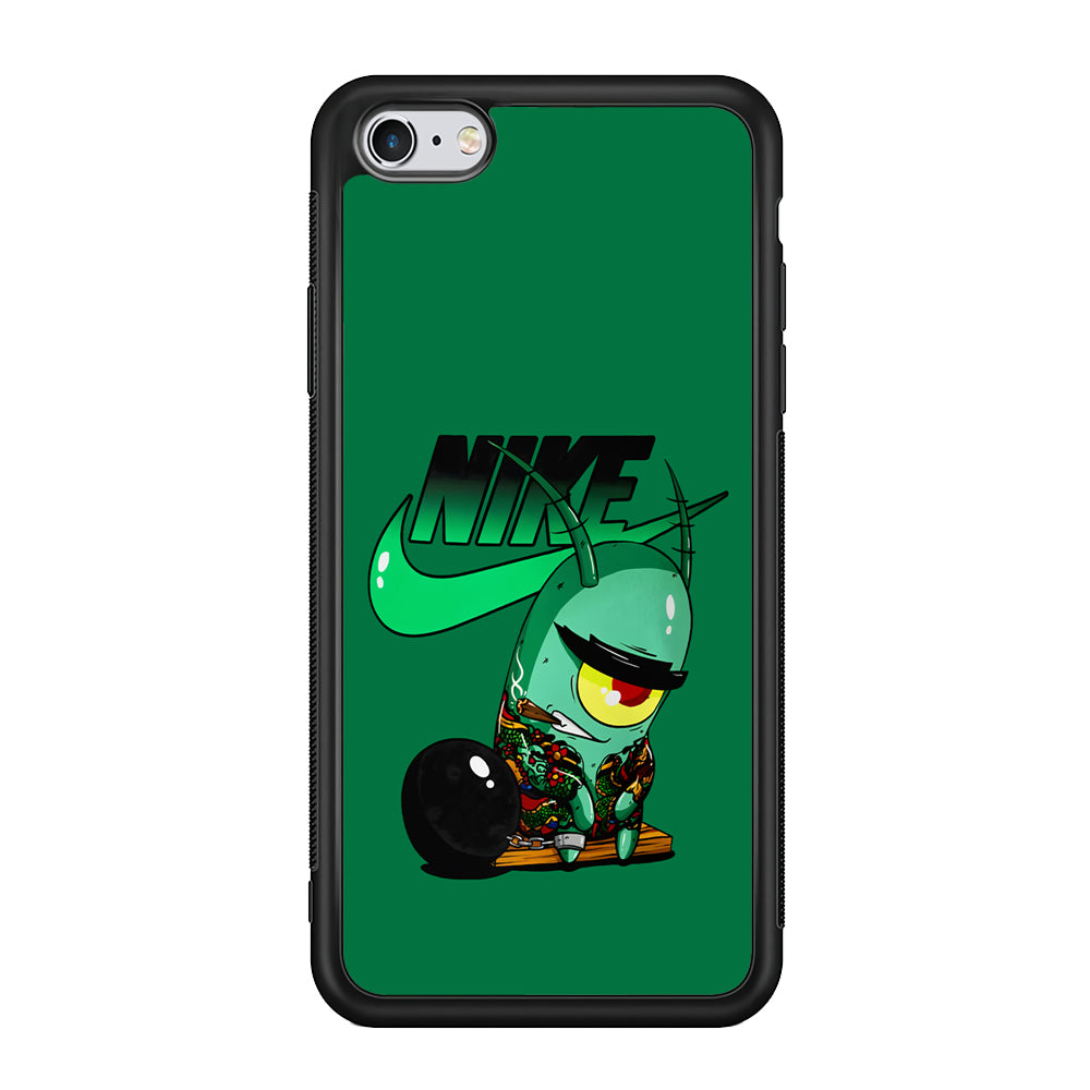 Nike Plankton Gangster iPhone 6 | 6s Case-Mobile Phone Case-Rubber Black (2D Case)-Altracase