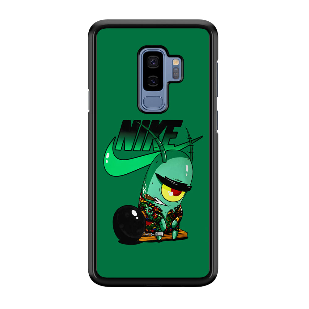 Nike Plankton Gangster Samsung Galaxy S9 Plus Case-Mobile Phone Case-Rubber Black (2D Case)-Altracase