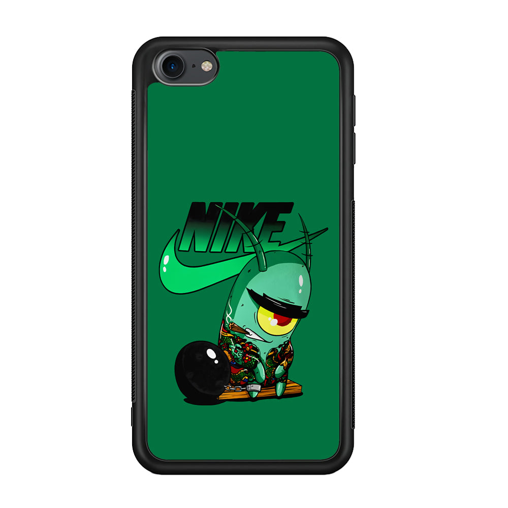 Nike Plankton Gangster iPod Touch 6 Case-Mobile Phone Case-Rubber Black (2D Case)-Altracase