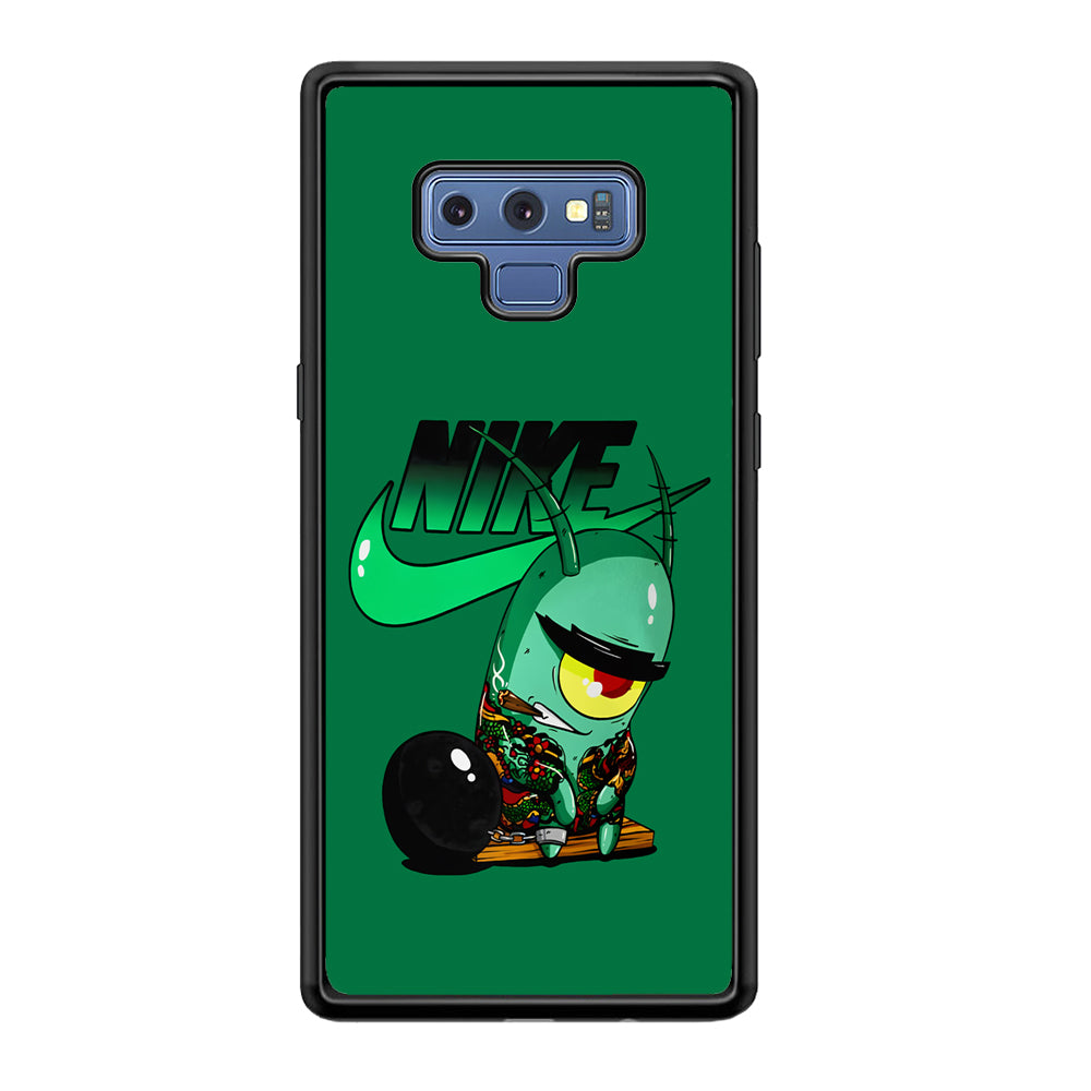 Nike Plankton Gangster Samsung Galaxy Note 9 Case-Mobile Phone Case-Rubber Black (2D Case)-Altracase