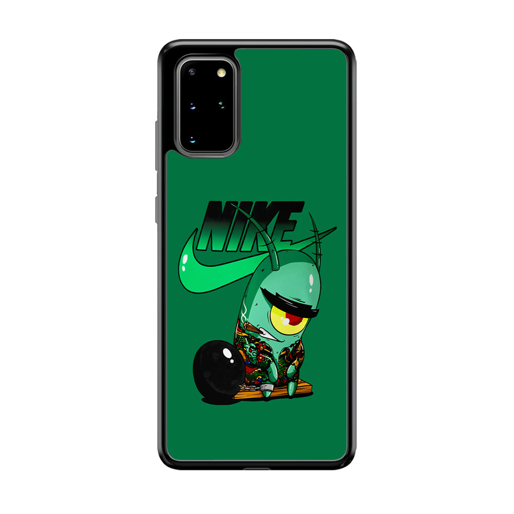Nike Plankton Gangster Samsung Galaxy S20 Plus Case-Mobile Phone Case-Rubber Black (2D Case)-Altracase