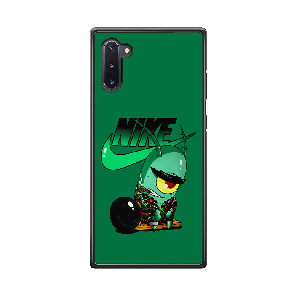 Nike Plankton Gangster Samsung Galaxy Note 10 Case-Mobile Phone Case-Rubber Black (2D Case)-Altracase