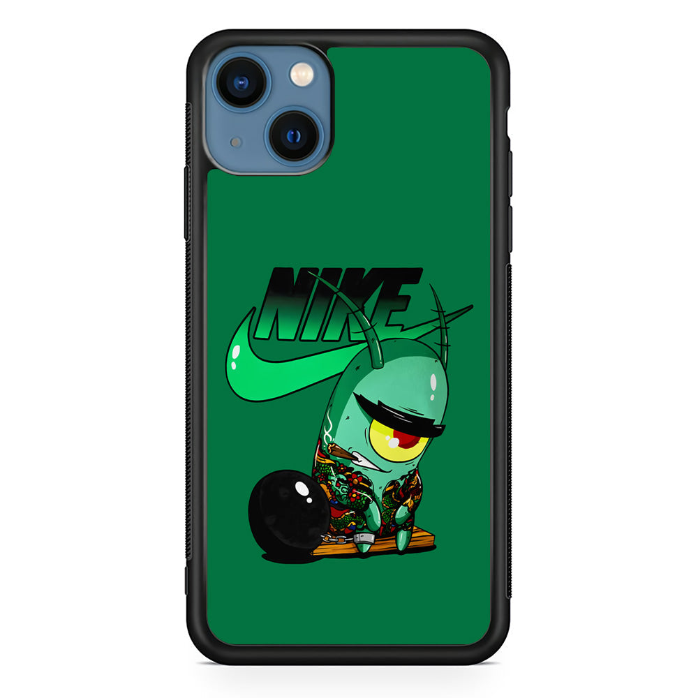 Nike Plankton Gangster iPhone 14 Case-Mobile Phone Case-Rubber Black (2D Case)-Altracase