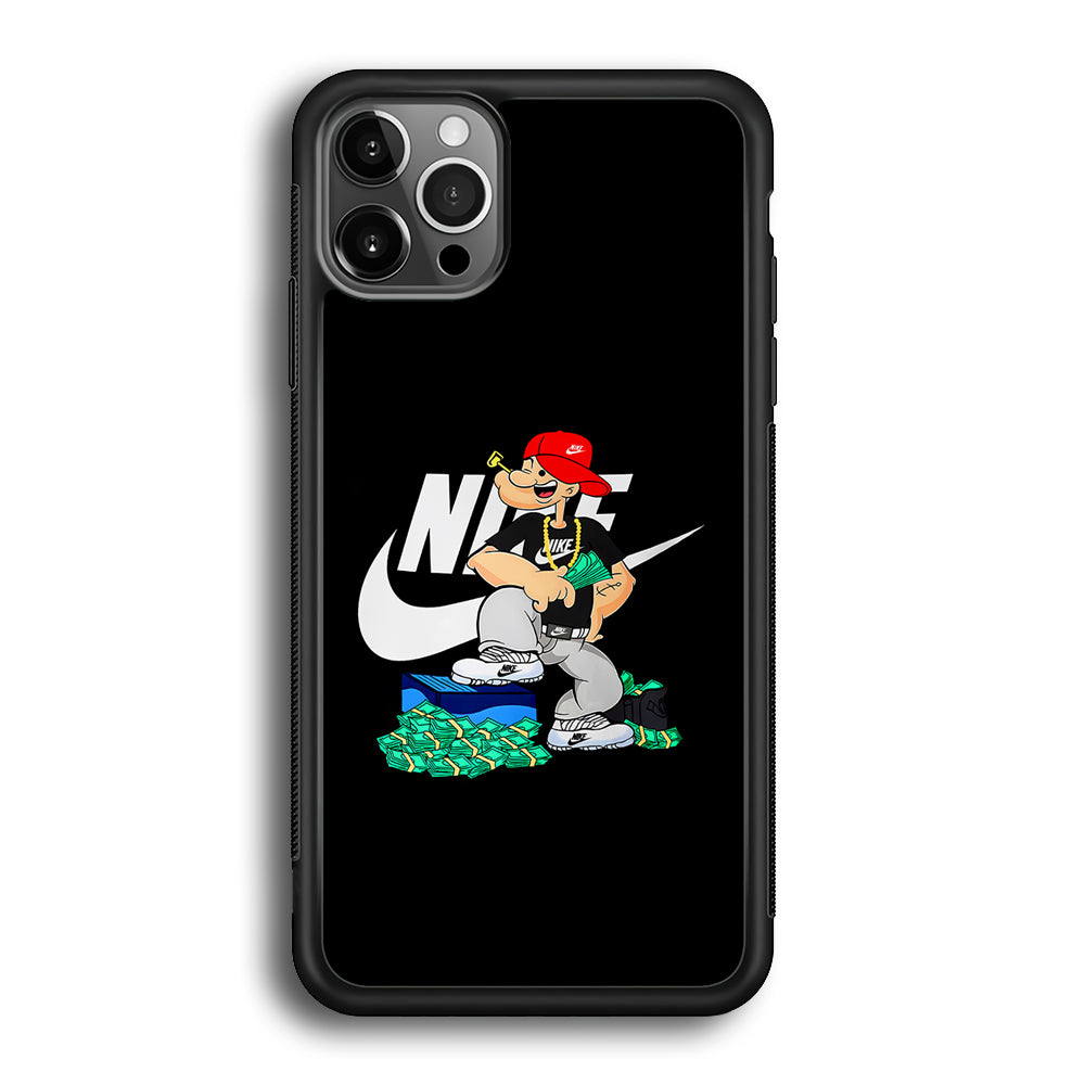 Nike Rich Popeye iPhone 12 Pro Case-Mobile Phone Case-Altracase