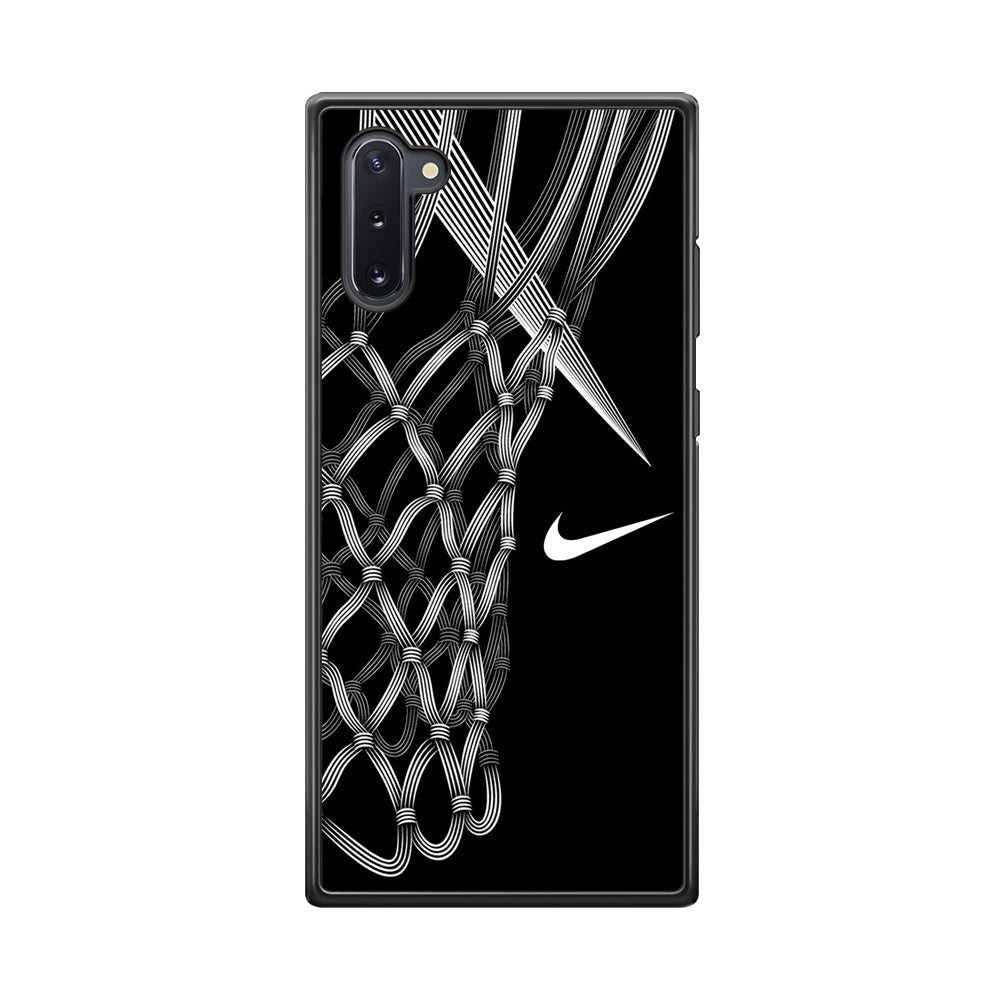 Nike Ring Basketball Samsung Galaxy Note 10 Case-Mobile Phone Case-Rubber Black (2D Case)-Altracase