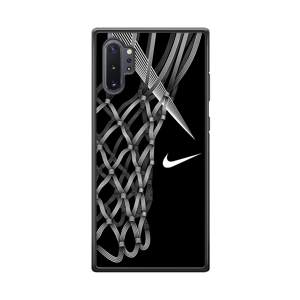 Nike Ring Basketball Samsung Galaxy Note 10 Plus Case-Mobile Phone Case-Rubber Black (2D Case)-Altracase