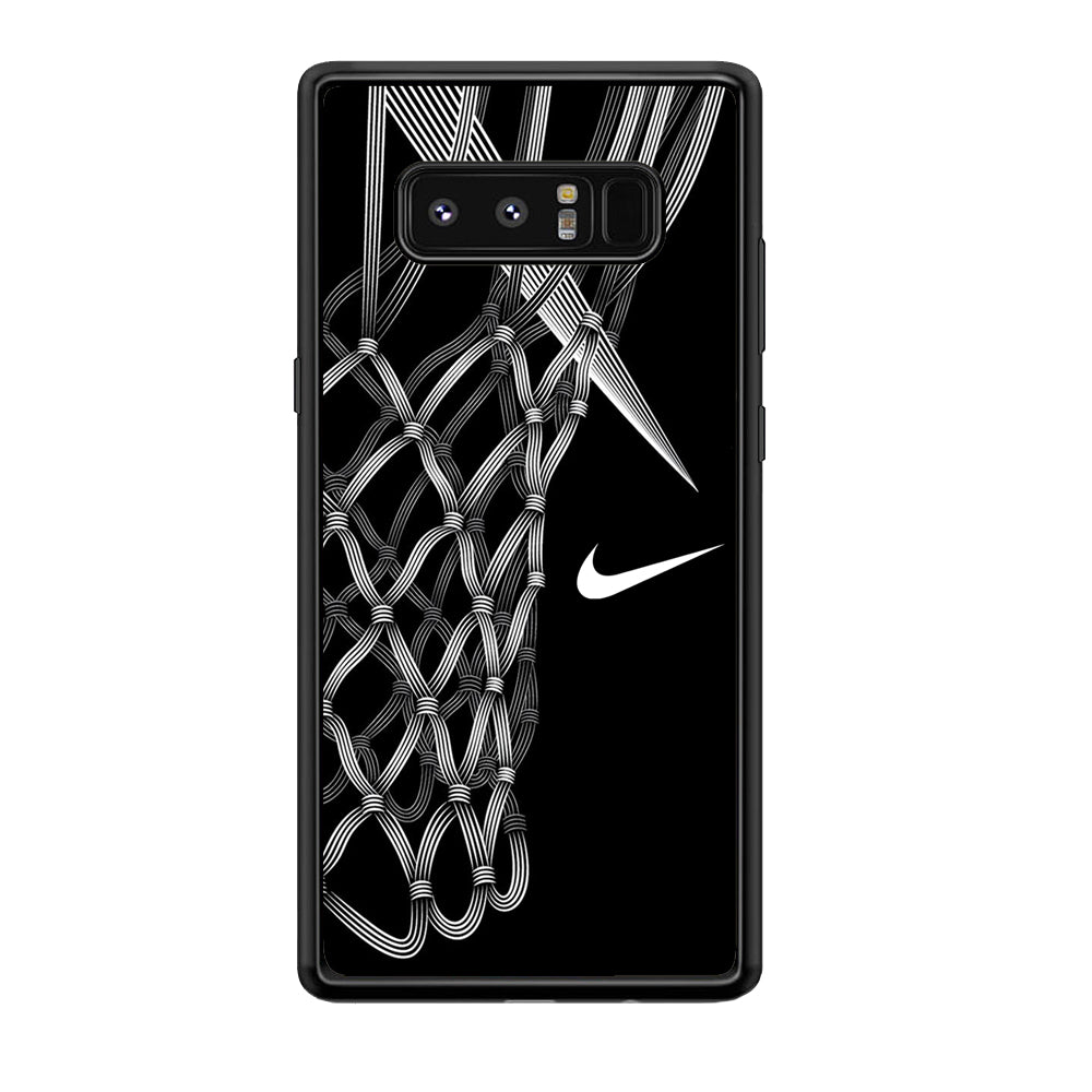Nike Ring Basketball Samsung Galaxy Note 8 Case-Mobile Phone Case-Rubber Black (2D Case)-Altracase
