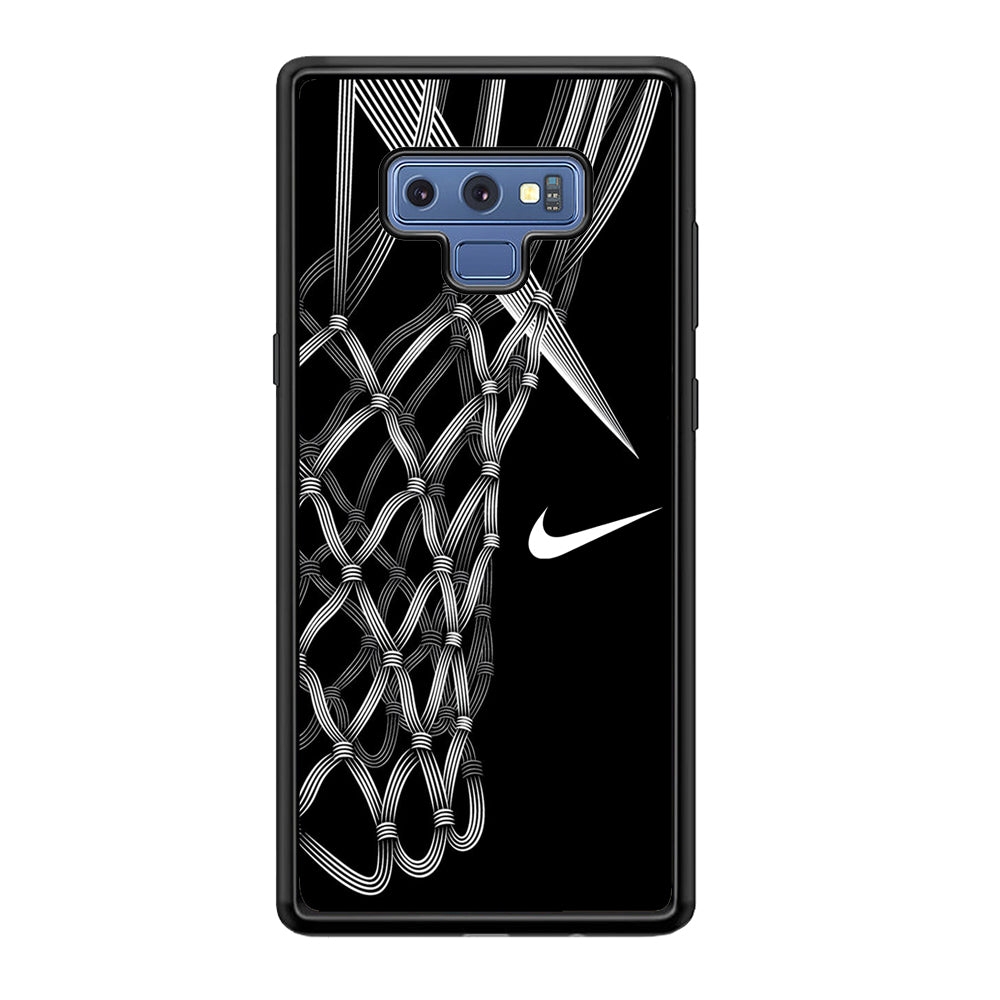 Nike Ring Basketball Samsung Galaxy Note 9 Case-Mobile Phone Case-Rubber Black (2D Case)-Altracase