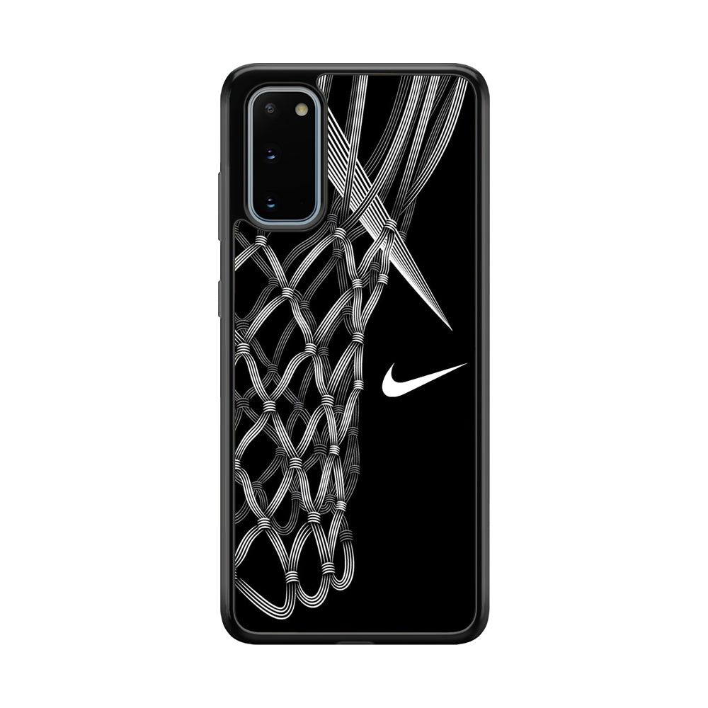 Nike Ring Basketball Samsung Galaxy S20 Case-Mobile Phone Case-Rubber Black (2D Case)-Altracase