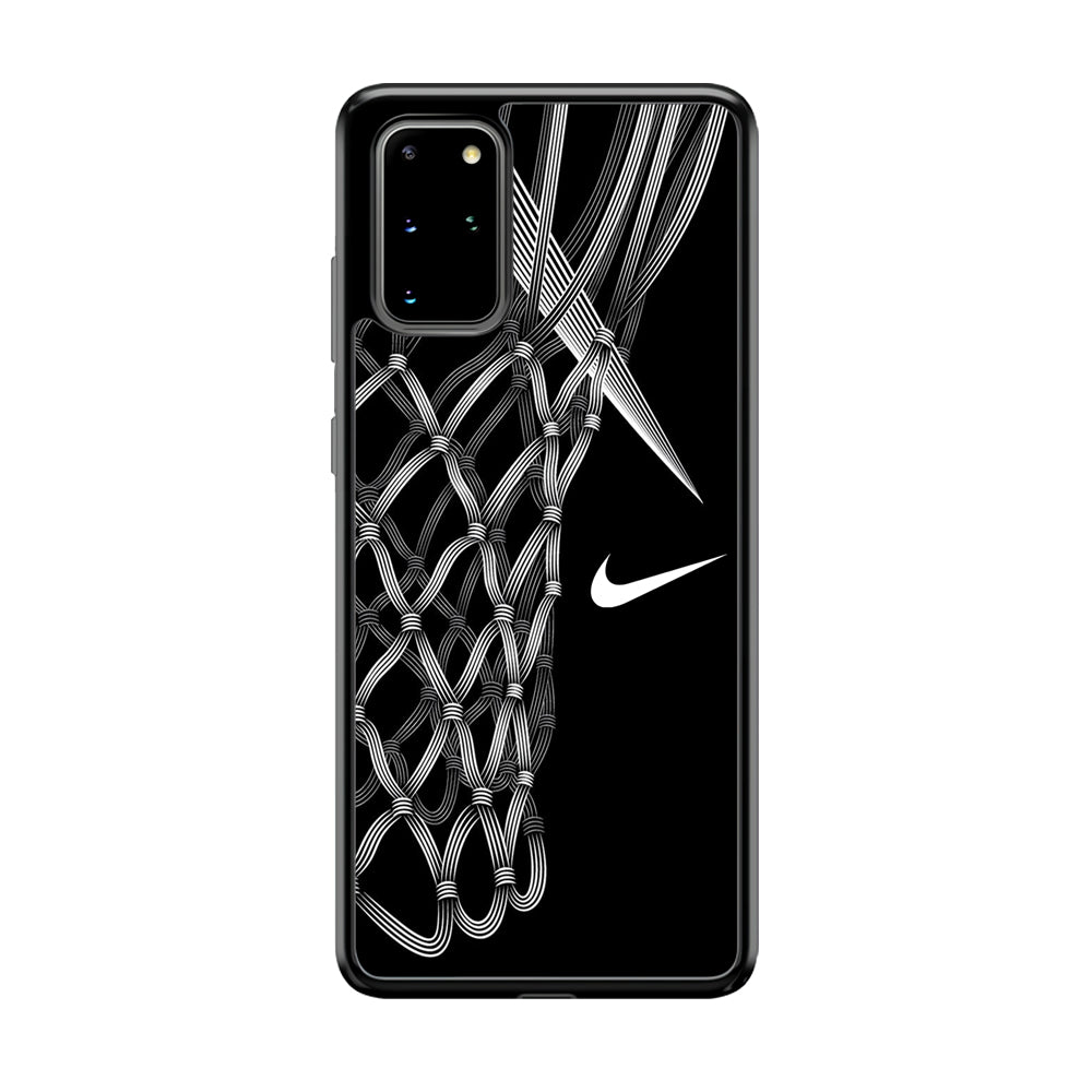 Nike Ring Basketball Samsung Galaxy S20 Plus Case-Mobile Phone Case-Rubber Black (2D Case)-Altracase